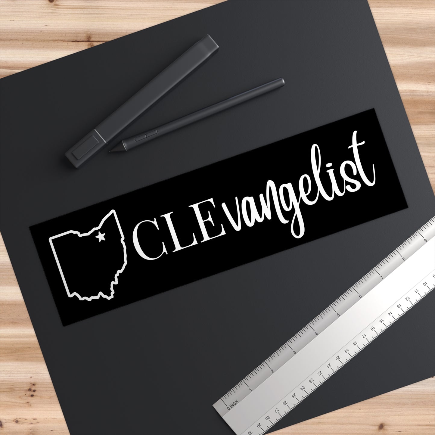 CLEvangelist Bumper Sticker - For Cleveland & Ohio Lovers