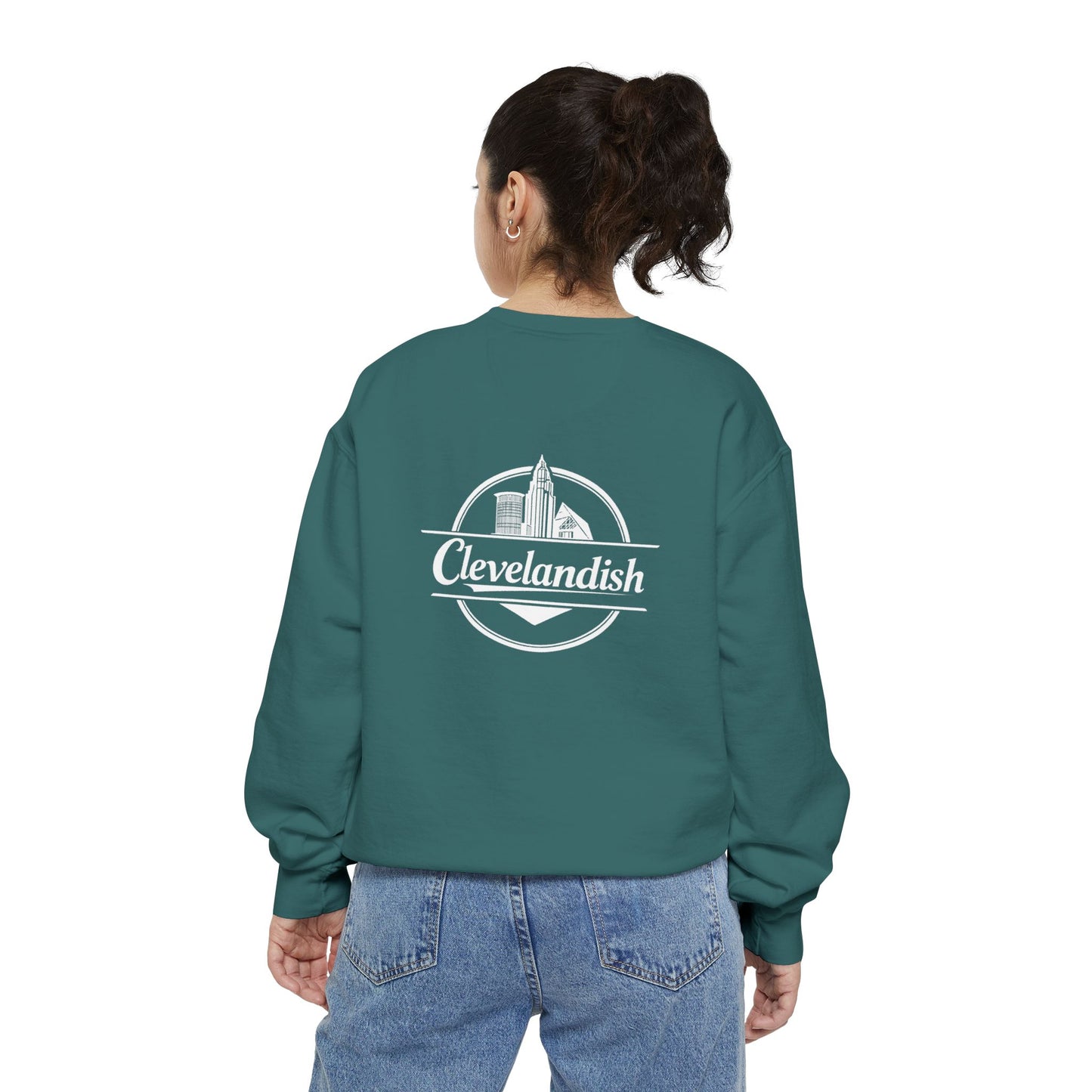 Cleveland Graphic Sweatshirt, Cozy Unisex Pullover, Ohio Pride Apparel, Gift for Travelers, Casual Wear, Ohio City Love