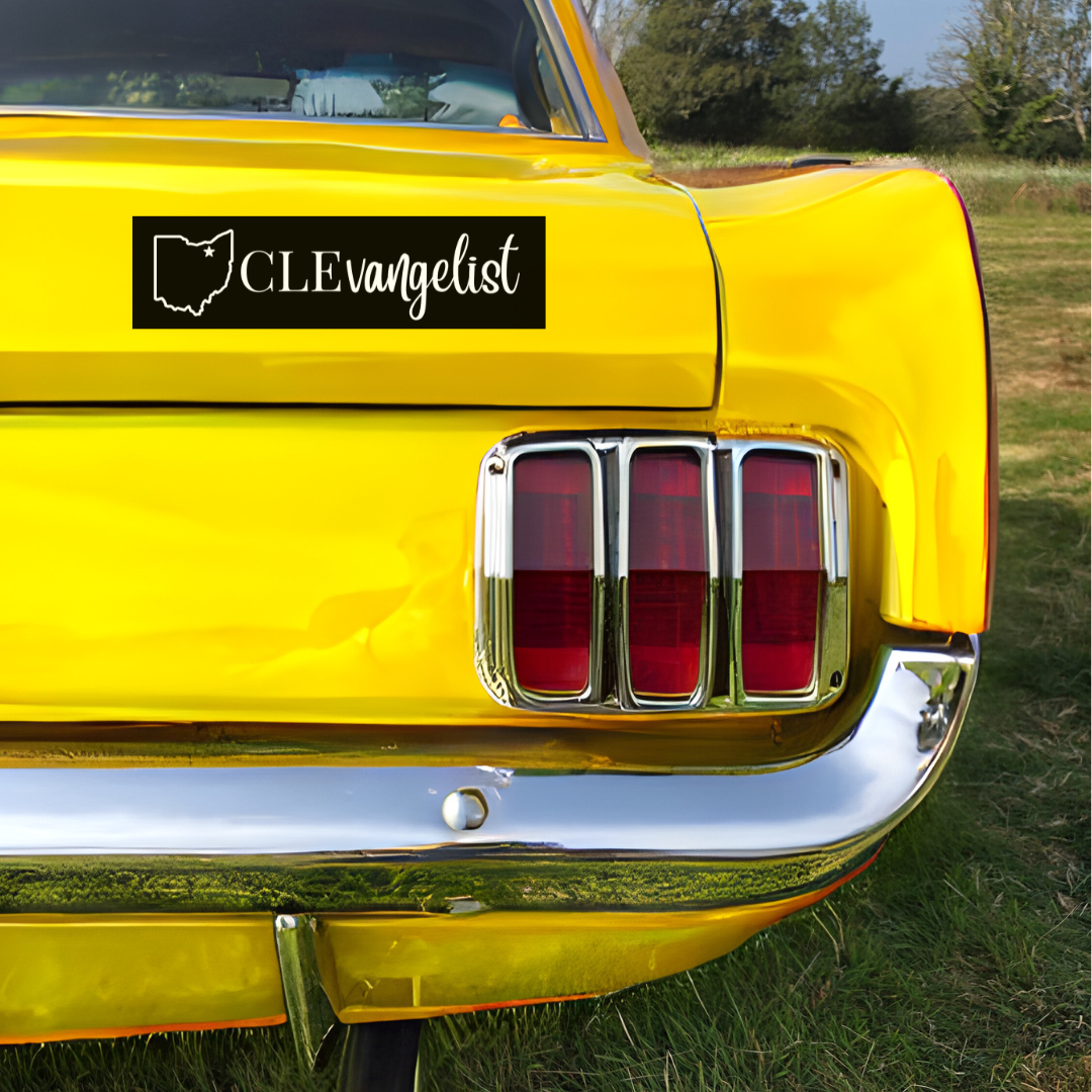 CLEvangelist Bumper Sticker - For Cleveland & Ohio Lovers
