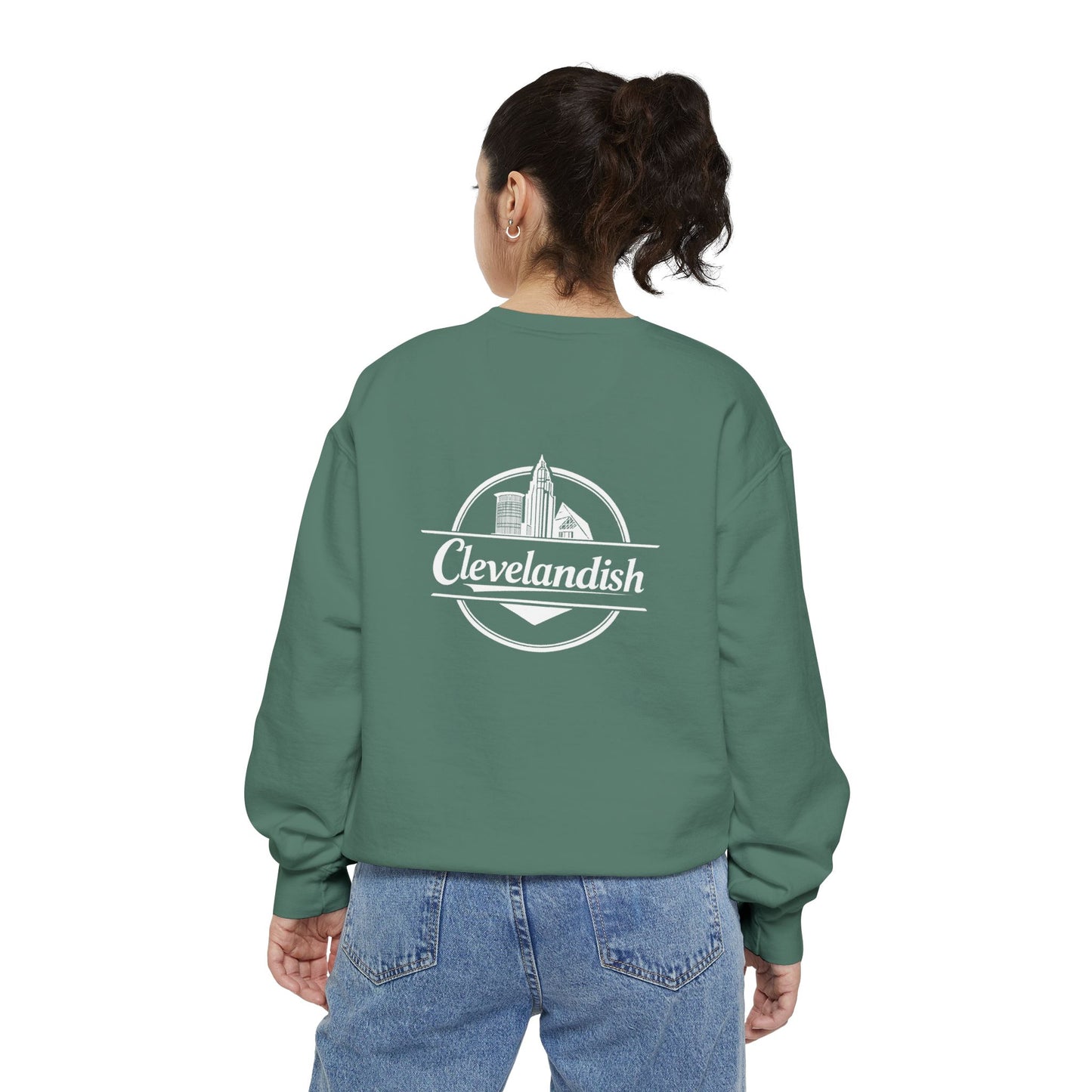 Cleveland Graphic Sweatshirt, Cozy Unisex Pullover, Ohio Pride Apparel, Gift for Travelers, Casual Wear, Ohio City Love