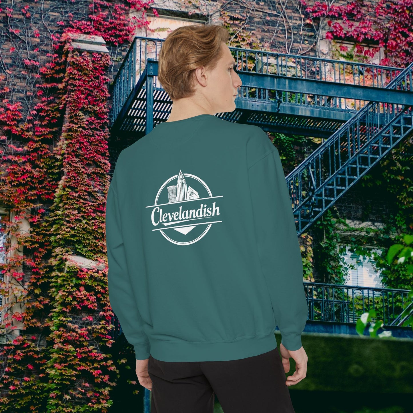 Cleveland Graphic Sweatshirt, Cozy Unisex Pullover, Ohio Pride Apparel, Gift for Travelers, Casual Wear, Ohio City Love