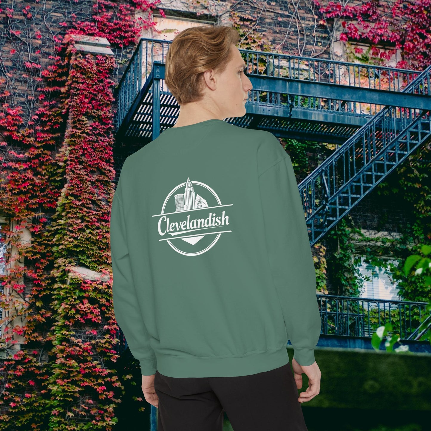 Cleveland Graphic Sweatshirt, Cozy Unisex Pullover, Ohio Pride Apparel, Gift for Travelers, Casual Wear, Ohio City Love