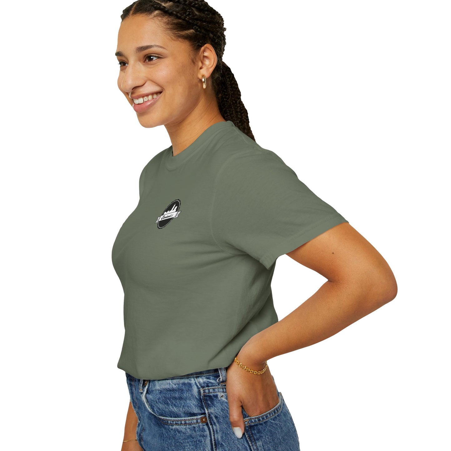 Garment-Dyed T-Shirt Clevelandish Logo Tee - Represent Your Home Town