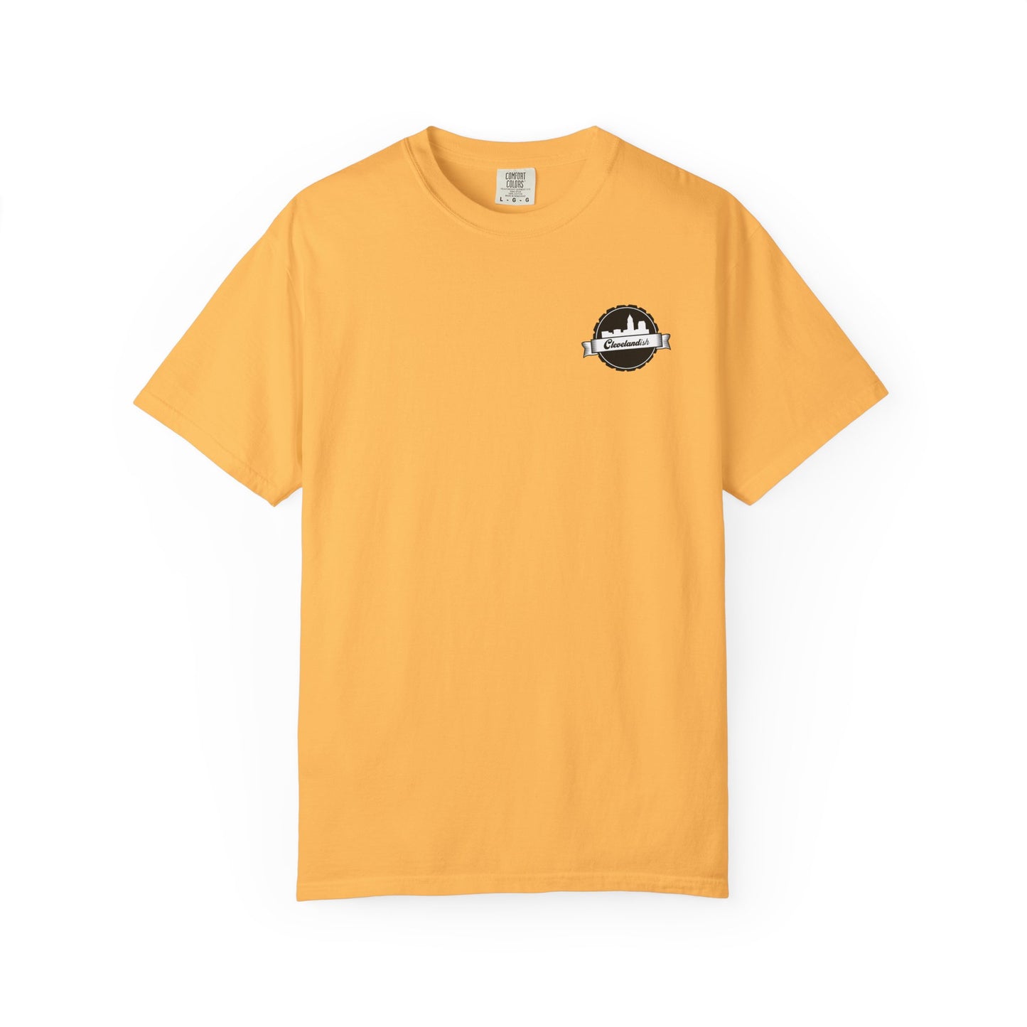 Garment-Dyed T-Shirt Clevelandish Logo Tee - Represent Your Home Town