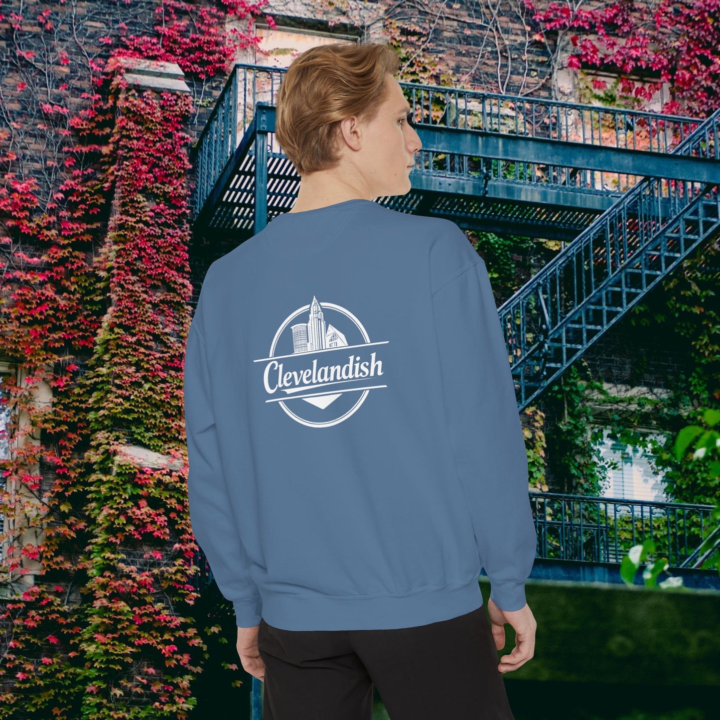 Cleveland Graphic Sweatshirt, Cozy Unisex Pullover, Ohio Pride Apparel, Gift for Travelers, Casual Wear, Ohio City Love