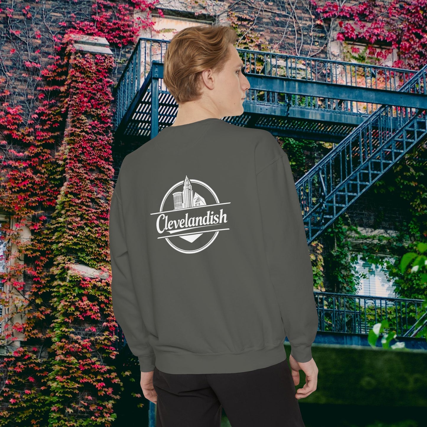 Cleveland Graphic Sweatshirt, Cozy Unisex Pullover, Ohio Pride Apparel, Gift for Travelers, Casual Wear, Ohio City Love