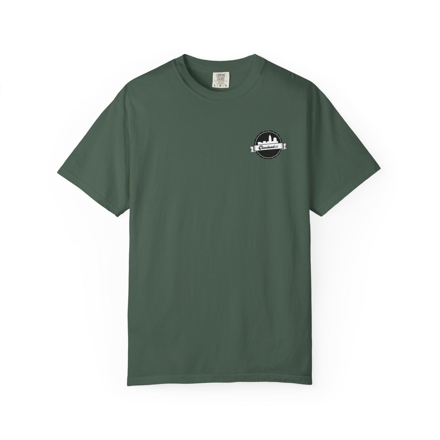 Garment-Dyed T-Shirt Clevelandish Logo Tee - Represent Your Home Town